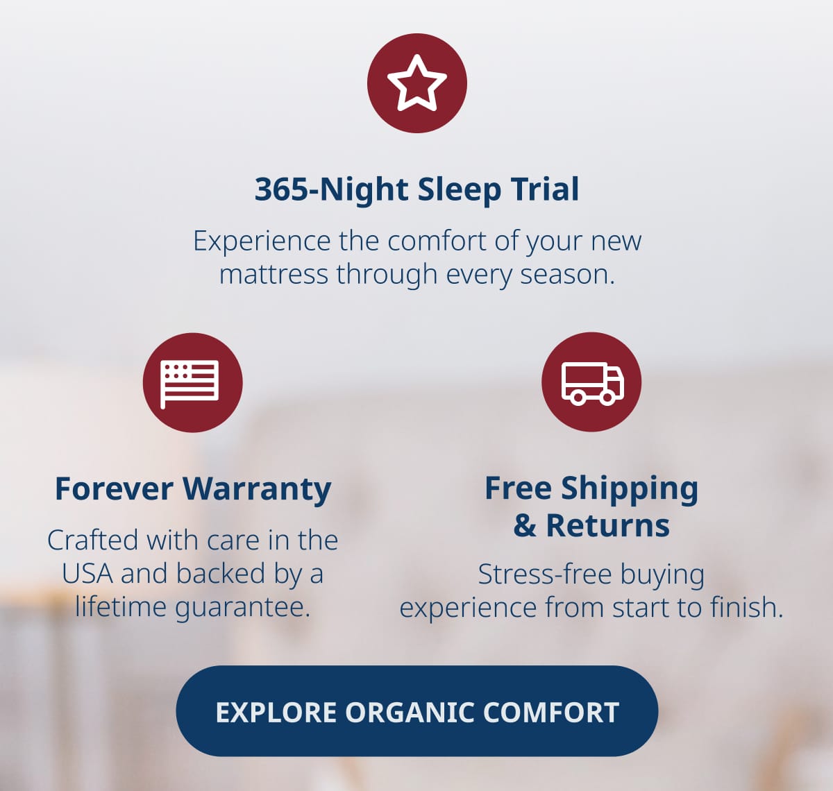 EXPLORE ORGANIC COMFORT