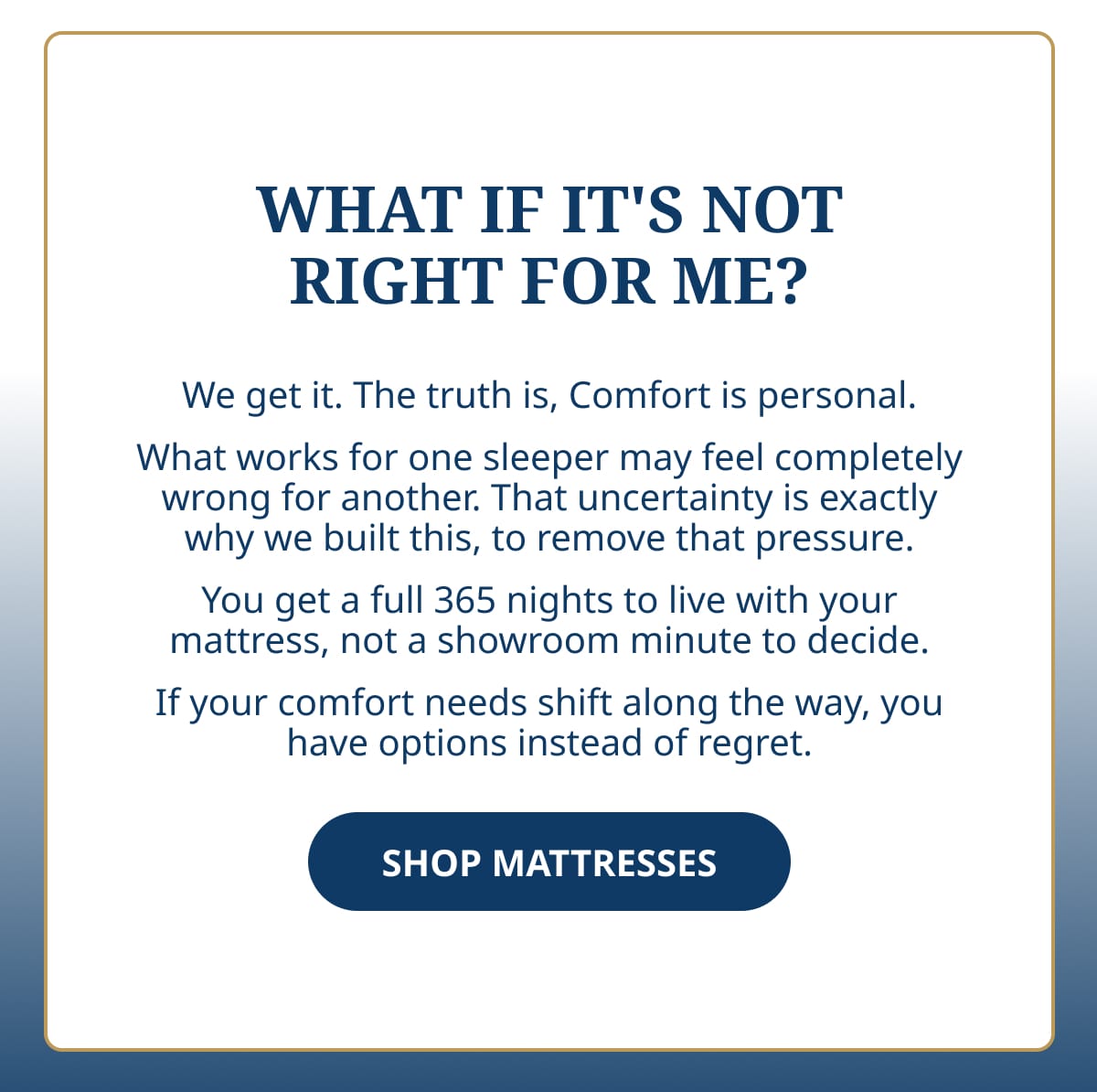 SHOP MATTRESSES
