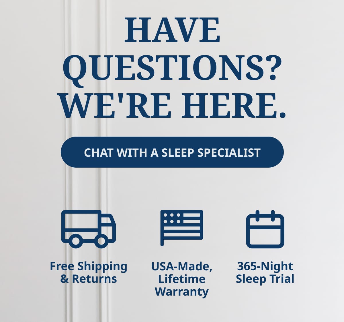 CHAT WITH A SLEEP SPECIALIST