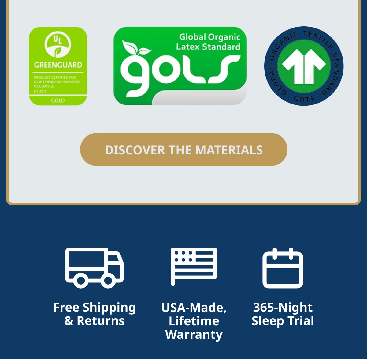 DISCOVER THE MATERIALS