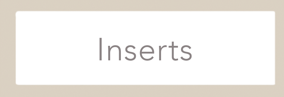 Shop Inserts