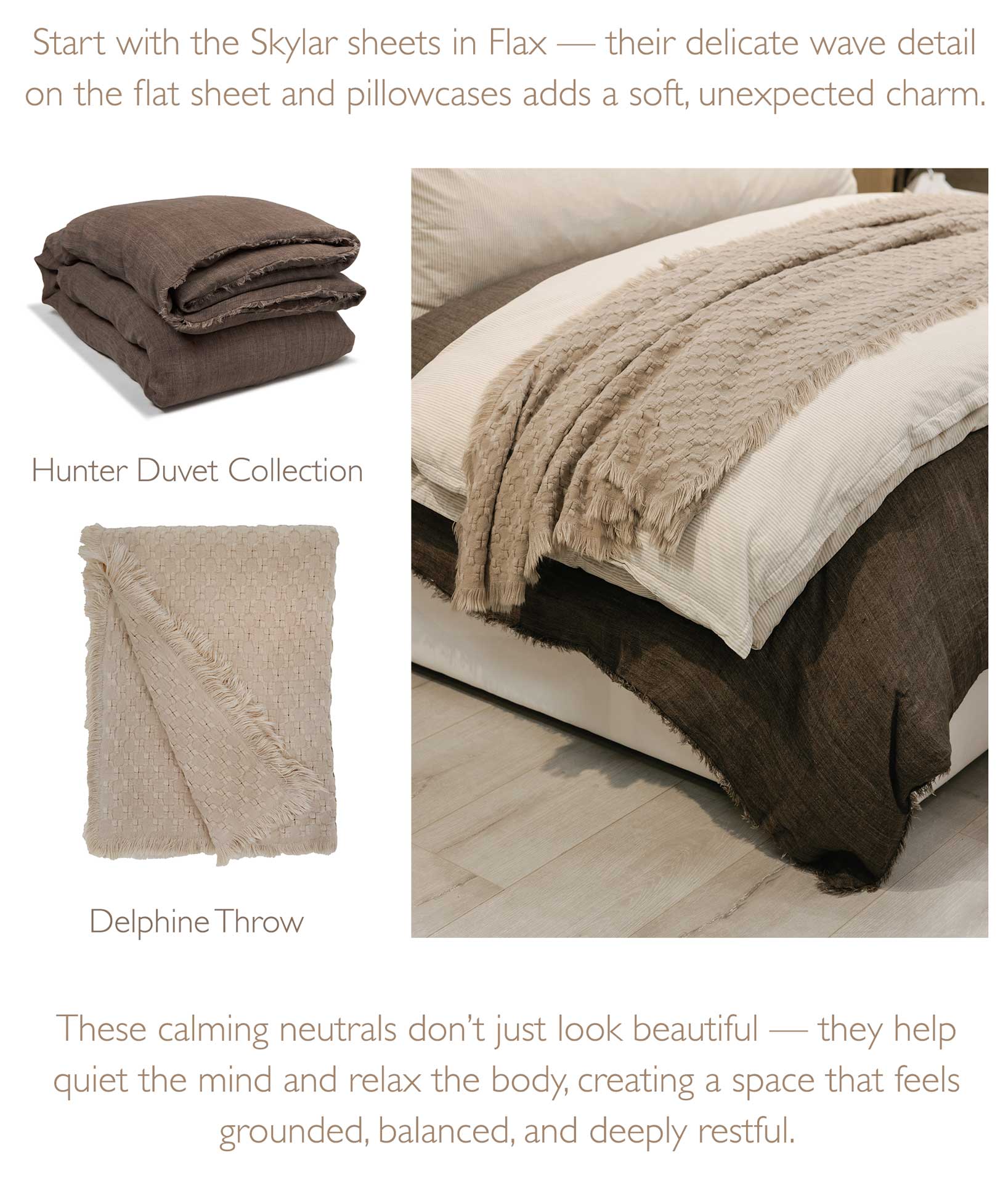 Earthy Summer Bedding