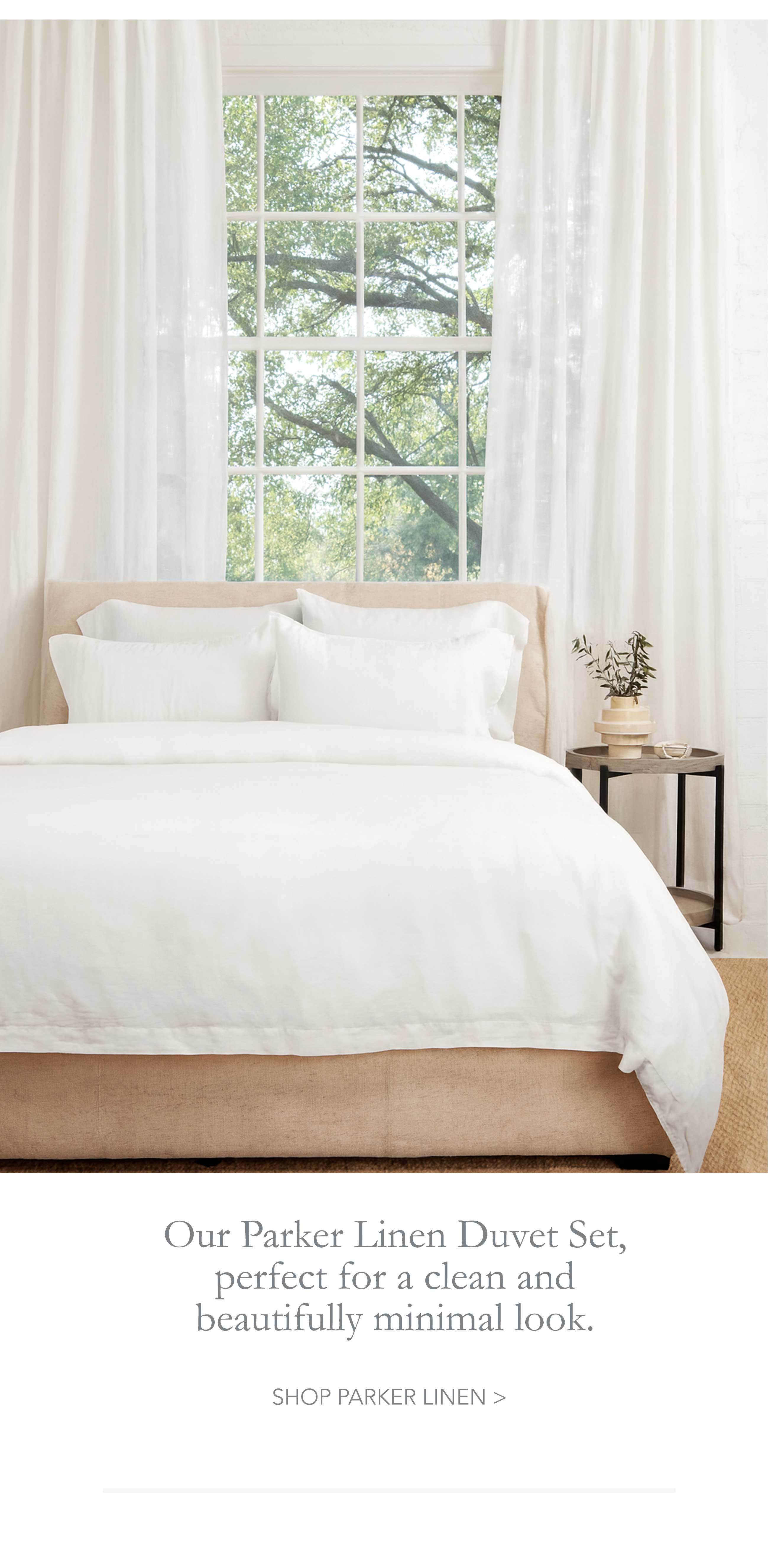 shop parker linen