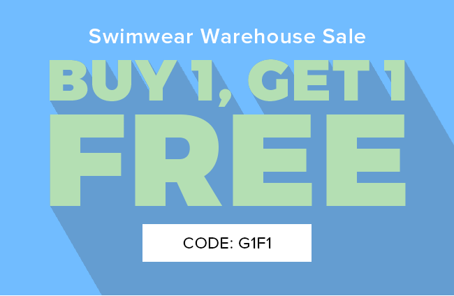 Swimwear Warehouse Sale: BOGO FREE!