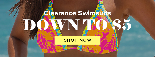 Clearance Swimsuits Down To $5!