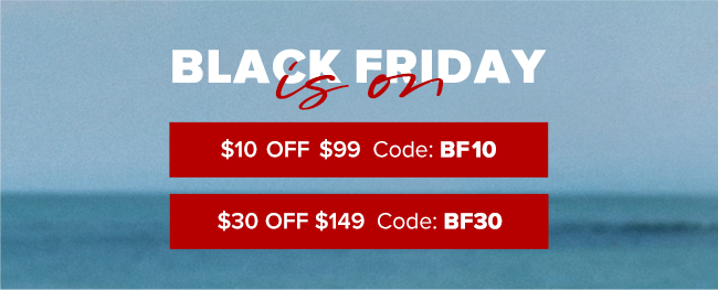 Black Friday is on!