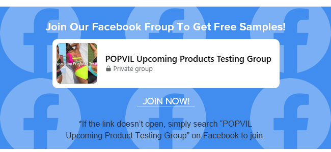 Join our fb group to get free samples!