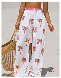 Flower Print Pocket Design Cover-Ups