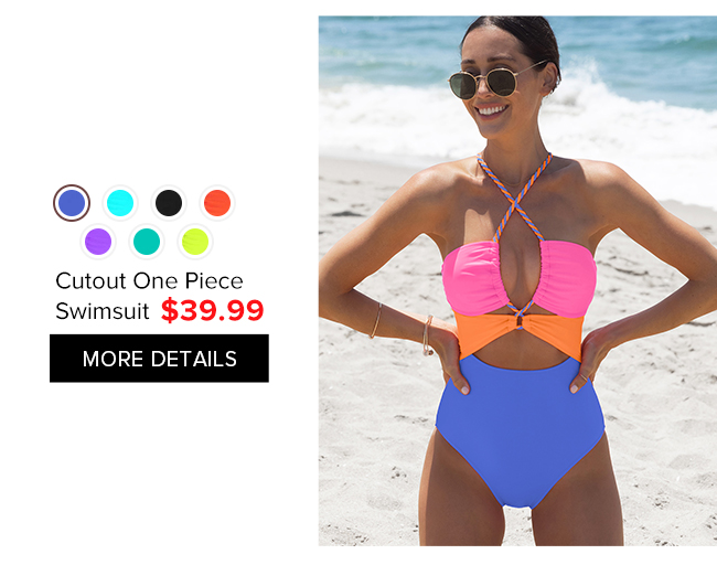 Cutout One Piece Swimsuit