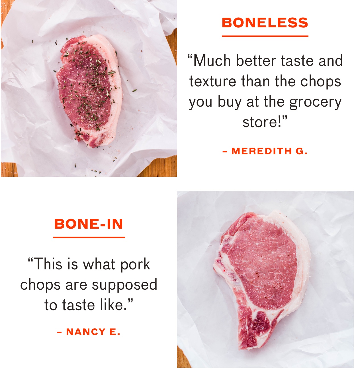 Shop Boneless and Bone-in Pork Chop