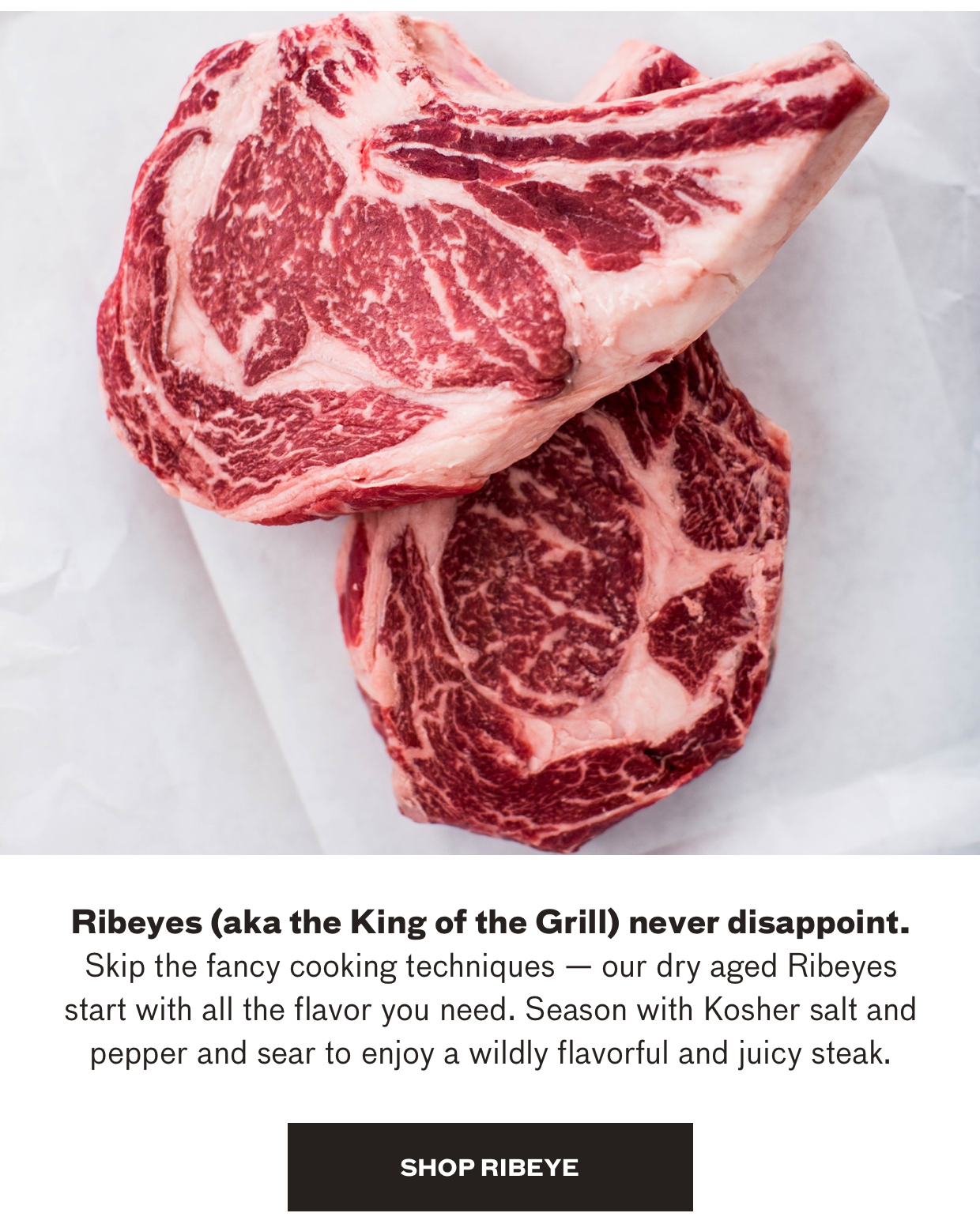 Shop Dry Aged Ribeye