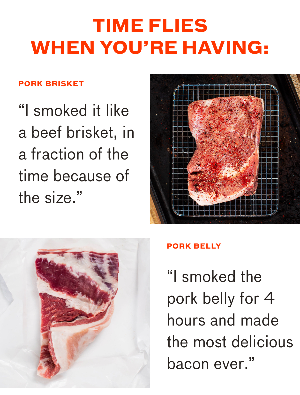 Shop Pork Brisket and Pork Belly