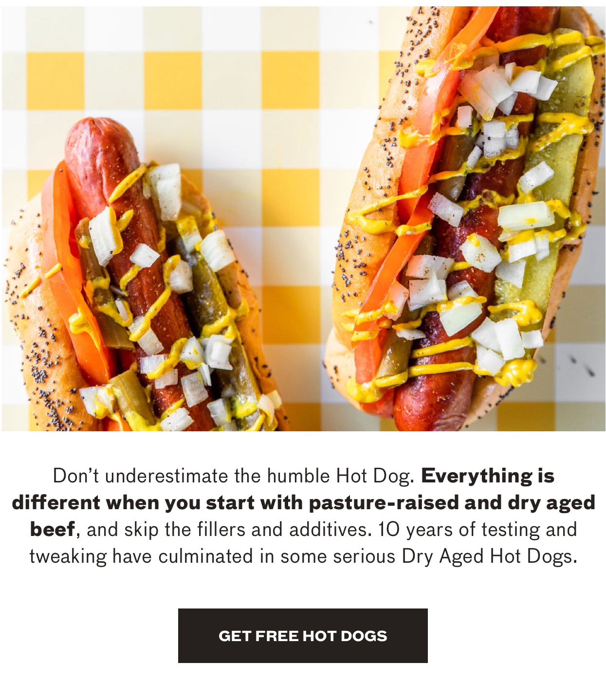 Buy One Get One Free Hot Dogs