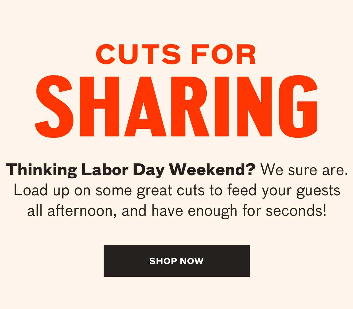 Cuts for Sharing