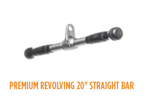 Premium Revolving 20" Straight Bar