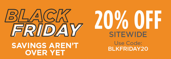 Black Friday savings aren't over yet | 20% off sitewide using code: BLKFRIDAY20