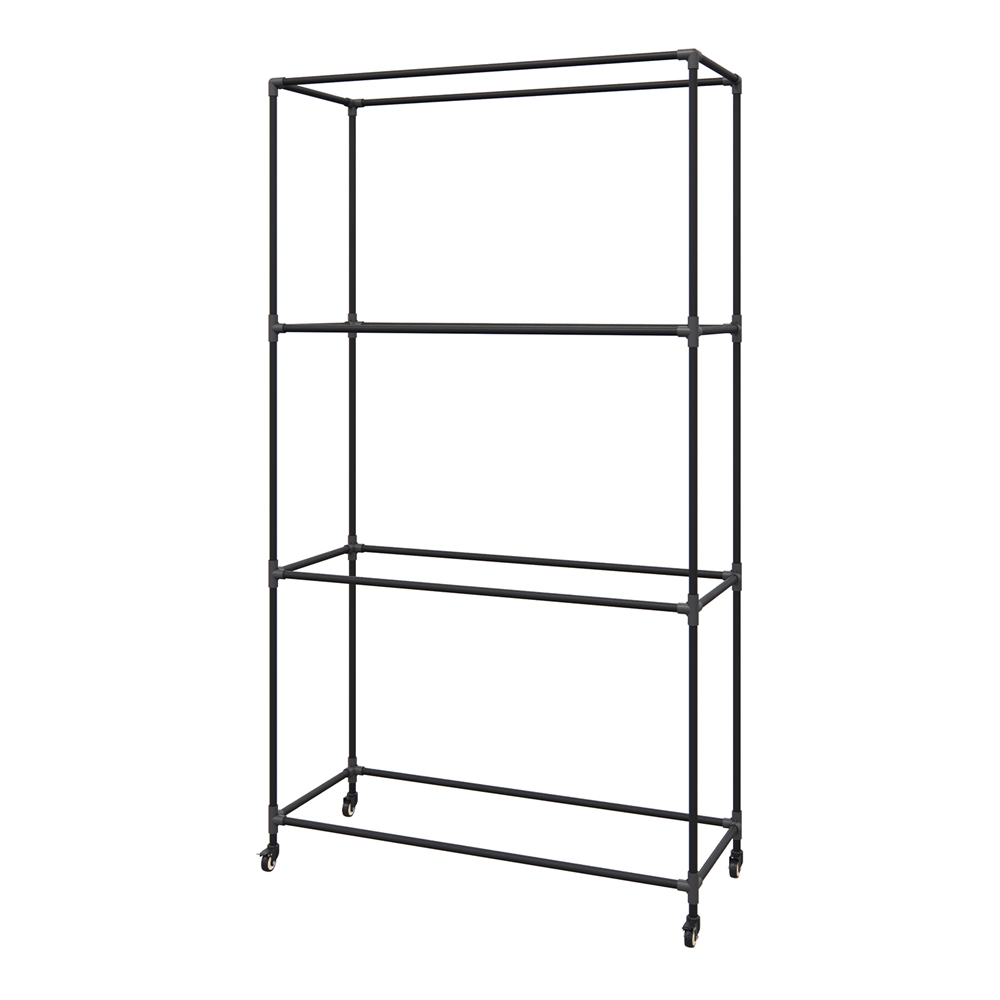 Image of Metal Stability Ball Storage Rack - RACK ONLY - 8 Ball Rack with Casters