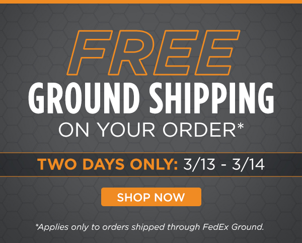 Free Ground Shipping on Your Order