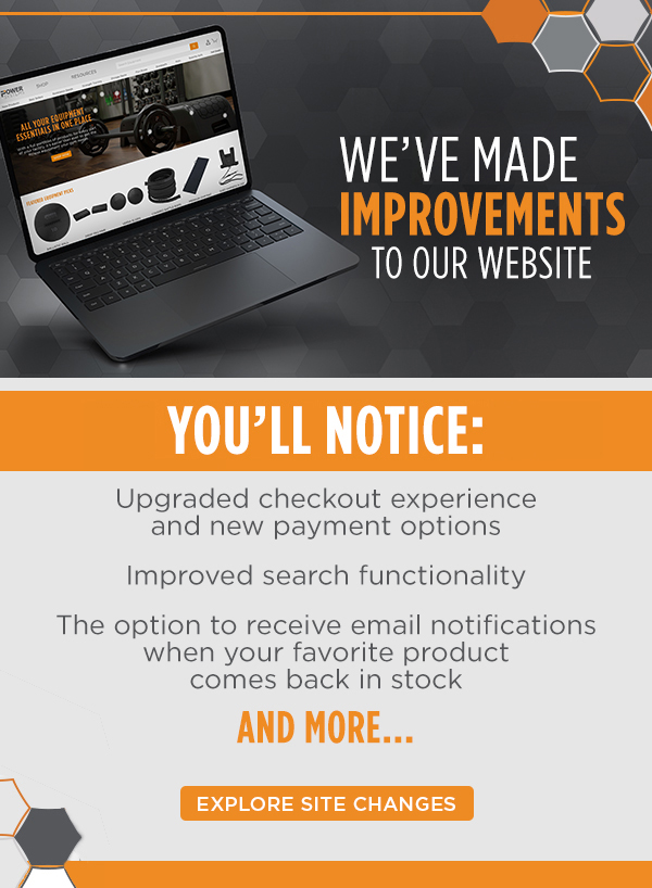 We've made improvements to our website