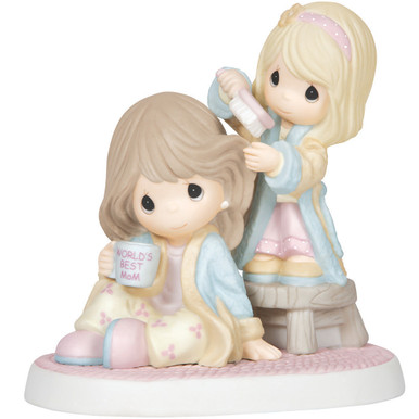 I Cherish Our Time Together, Bisque Porcelain Figurine