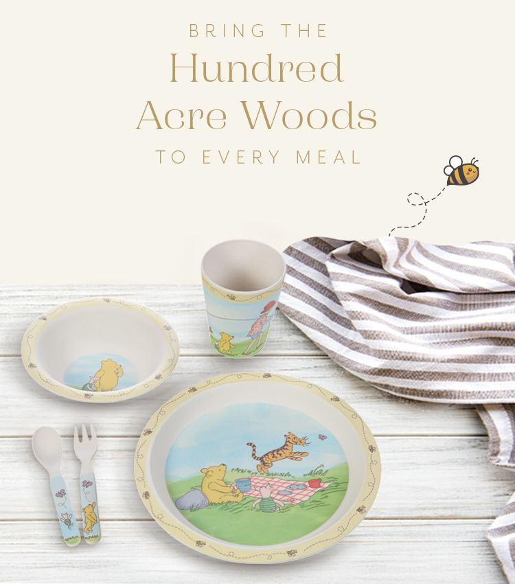 5-Piece Classic Pooh Mealtime Gift Set