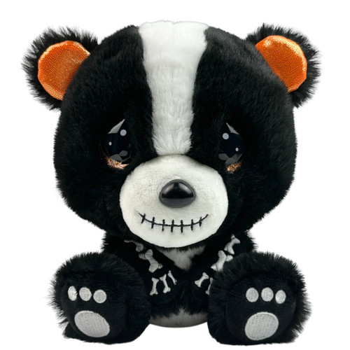Bones Halloween Skunk Stuffed Animal