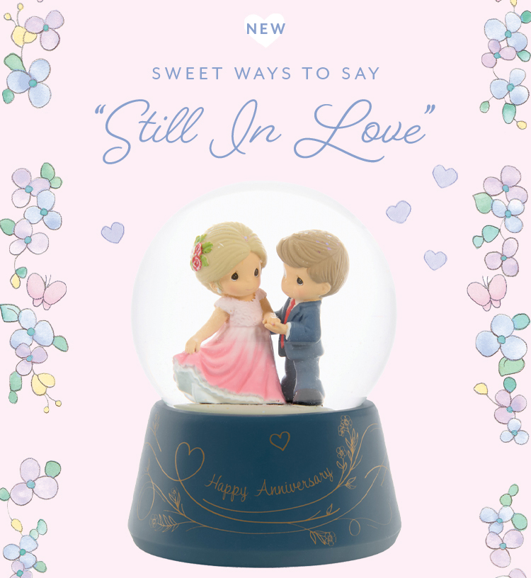You Make Life Beautiful Anniversary Snow Globe 