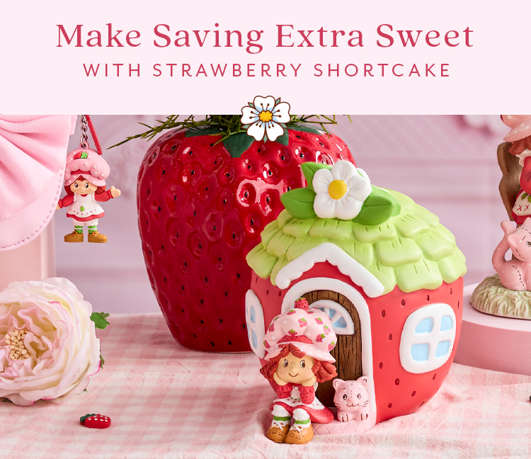 Sweet Savings Strawberry Shortcake Bank