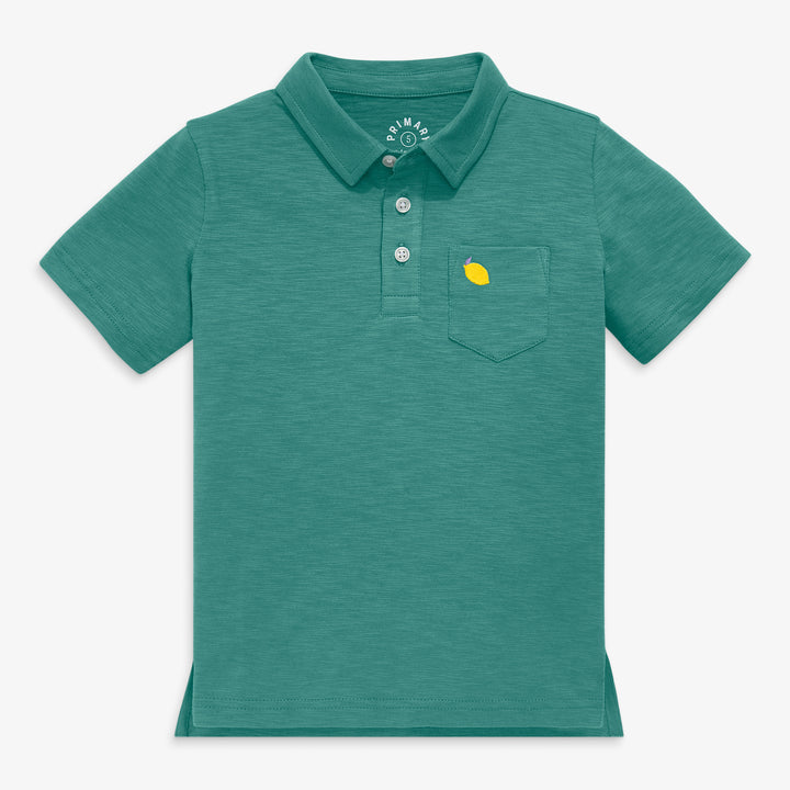 Kids embroidered polo