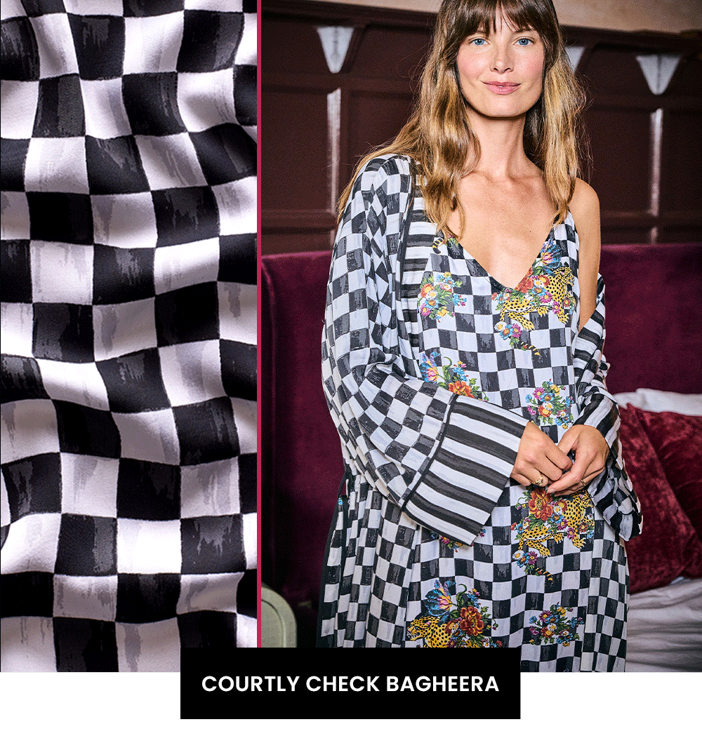Shop MacKenzie Childs x Printfresh Courtly Check Bagheera