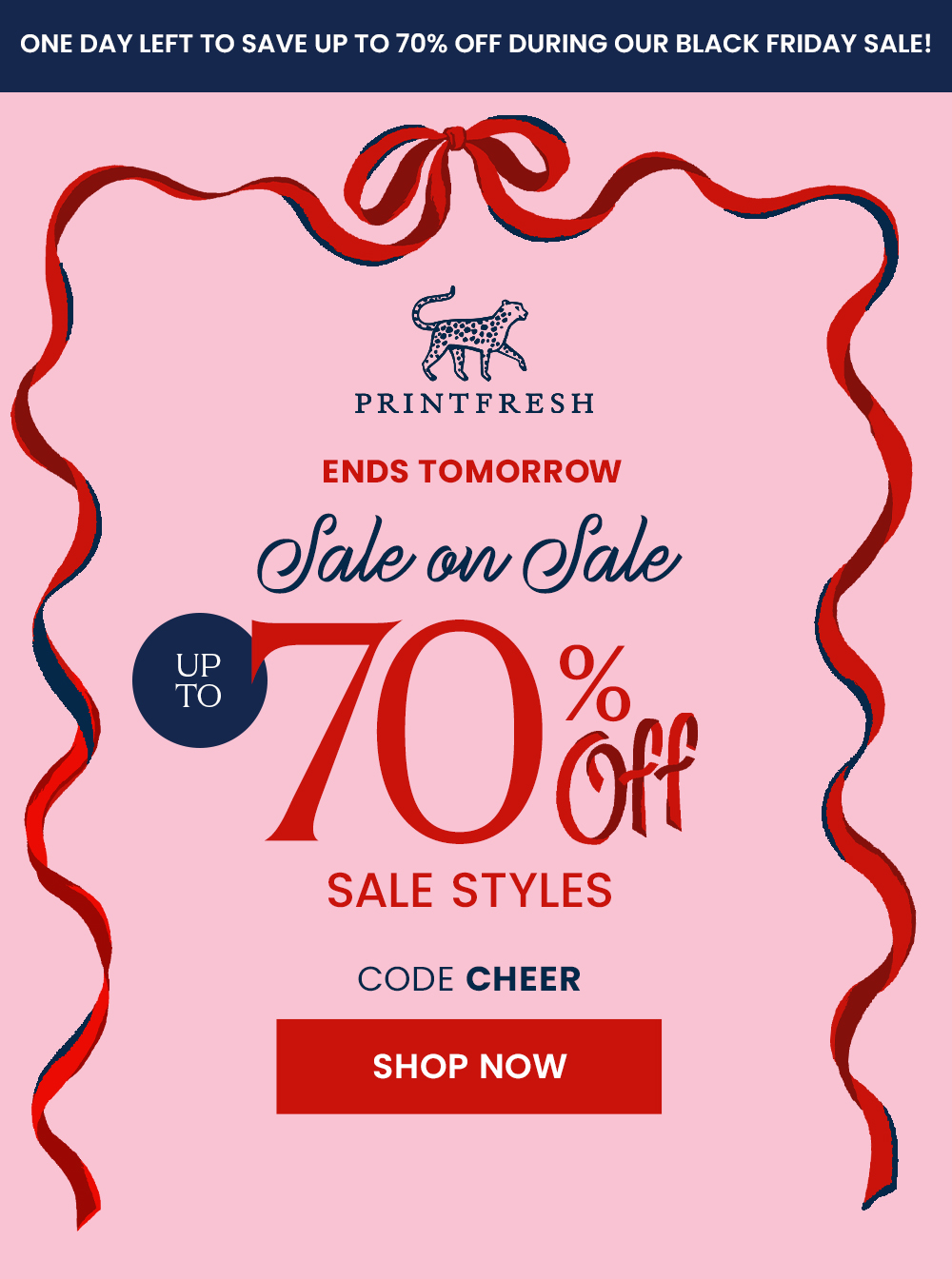 Very Merry Sale Ends Tomorrow 