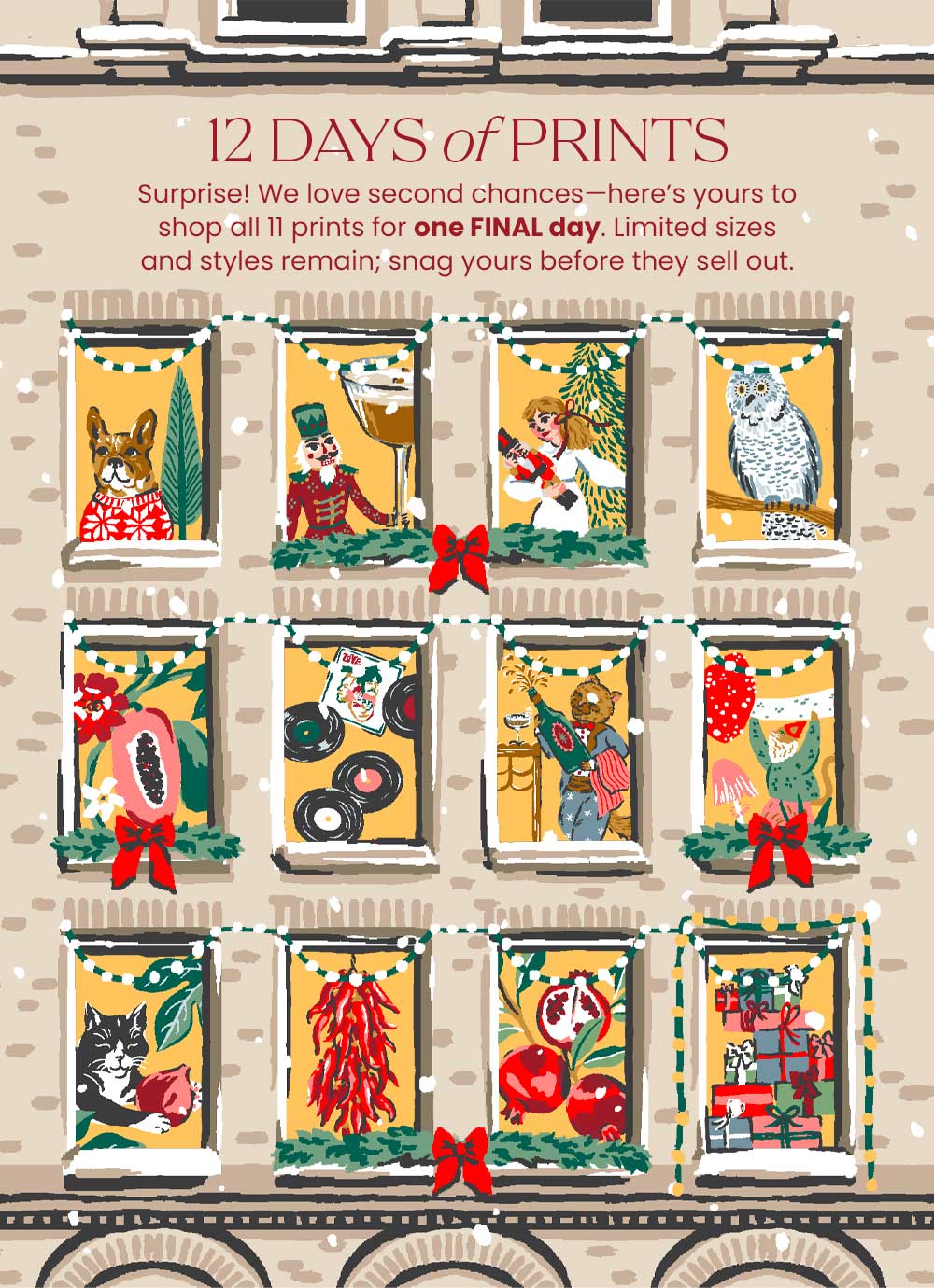 Day 12 of 12 Days of Prints Shop All Prints for Today Only 