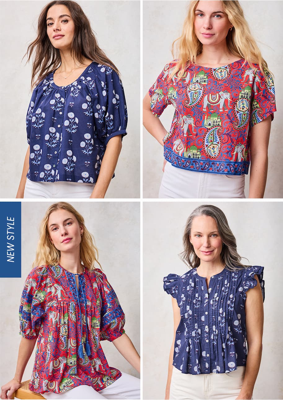 Shop new Spring Blouses
