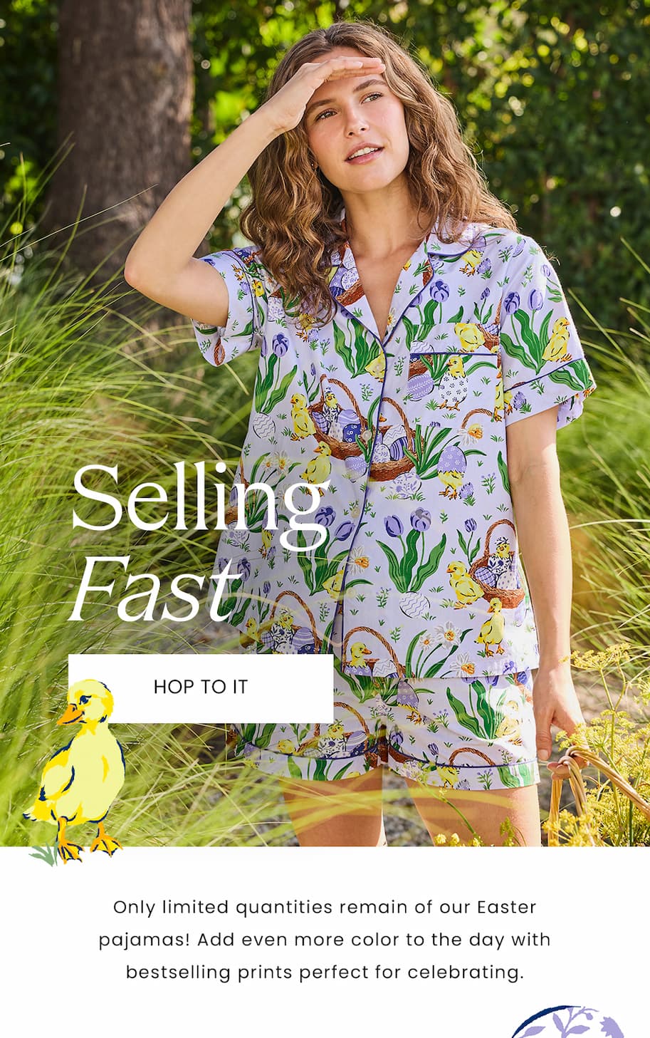 Order your pajamas for Easter morning today! 