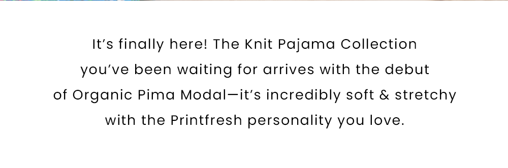 Shop Printfresh Knit Pima Modal Pajamas