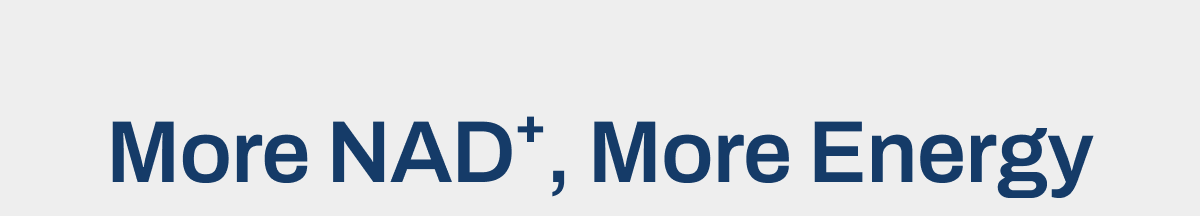 More NAD, More Energy