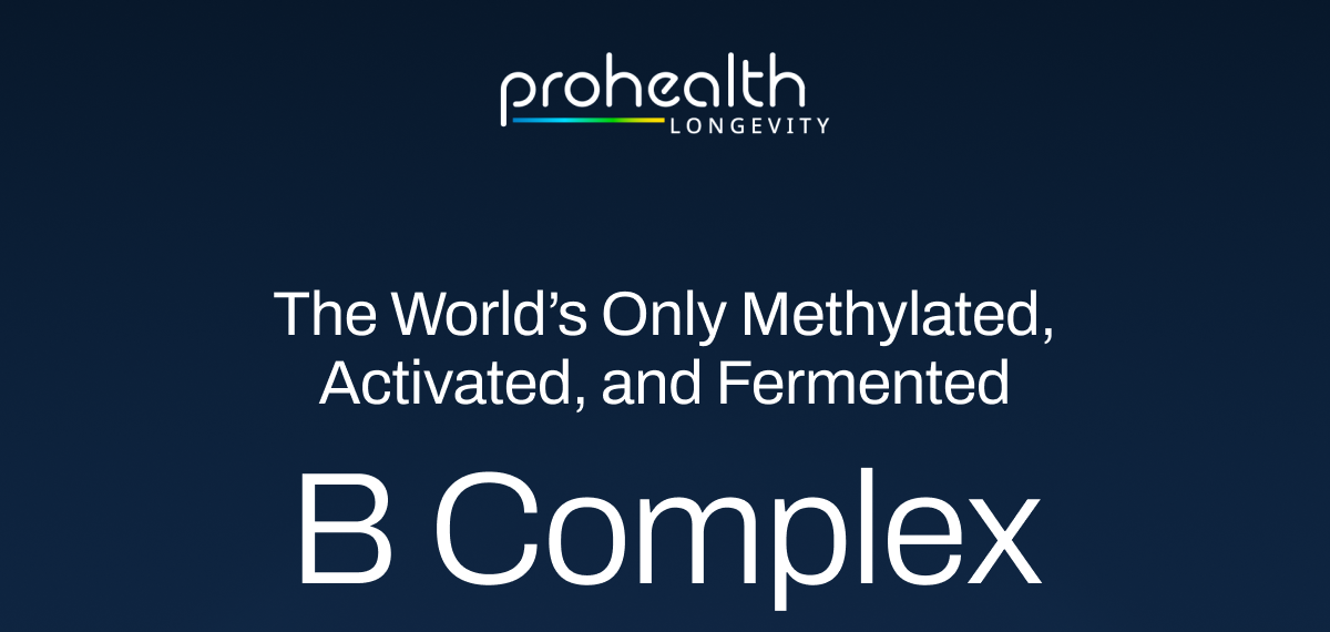 The world's only methylated, activated, and Fermented B Complez
