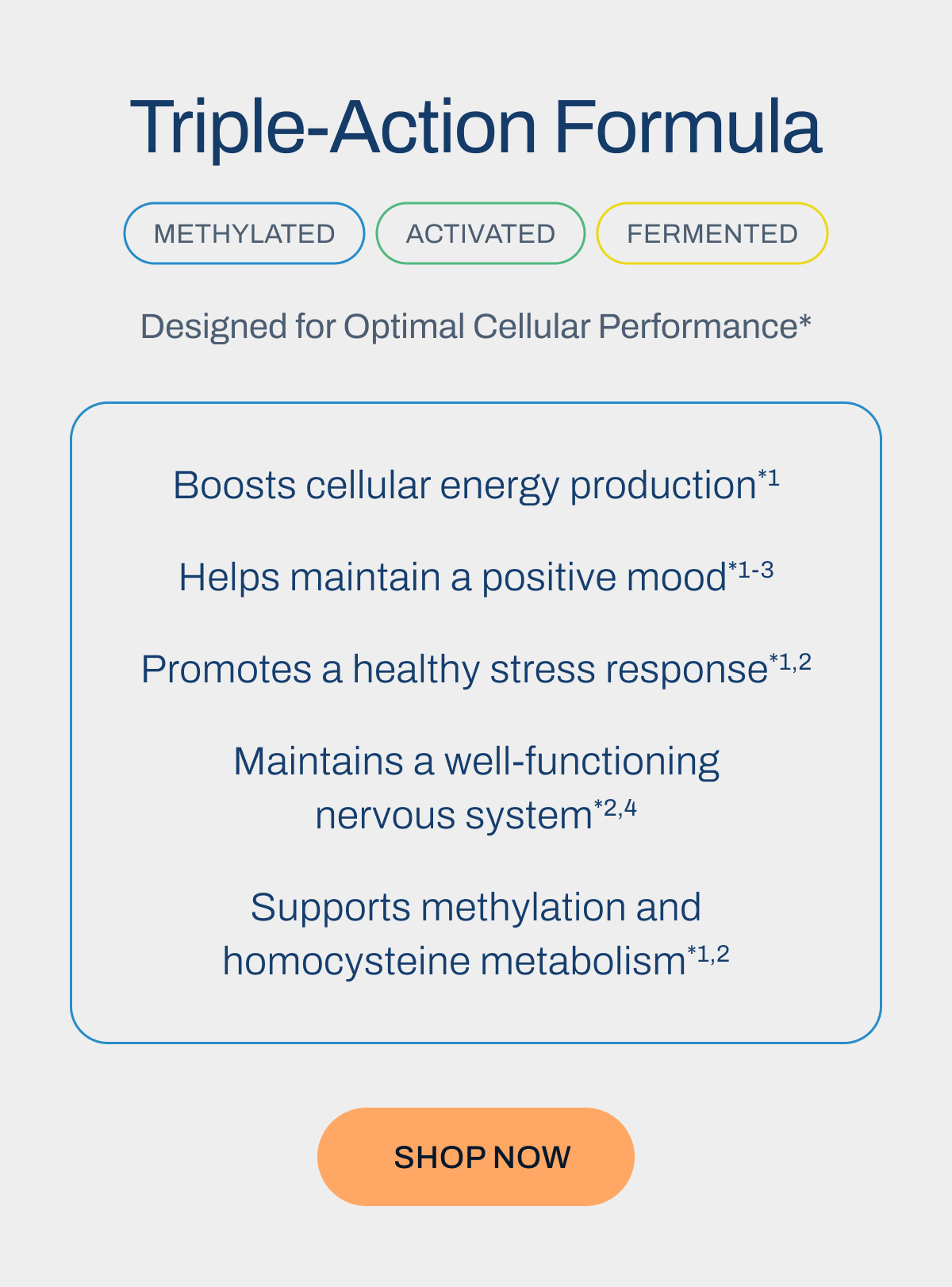 Triple Action Formula