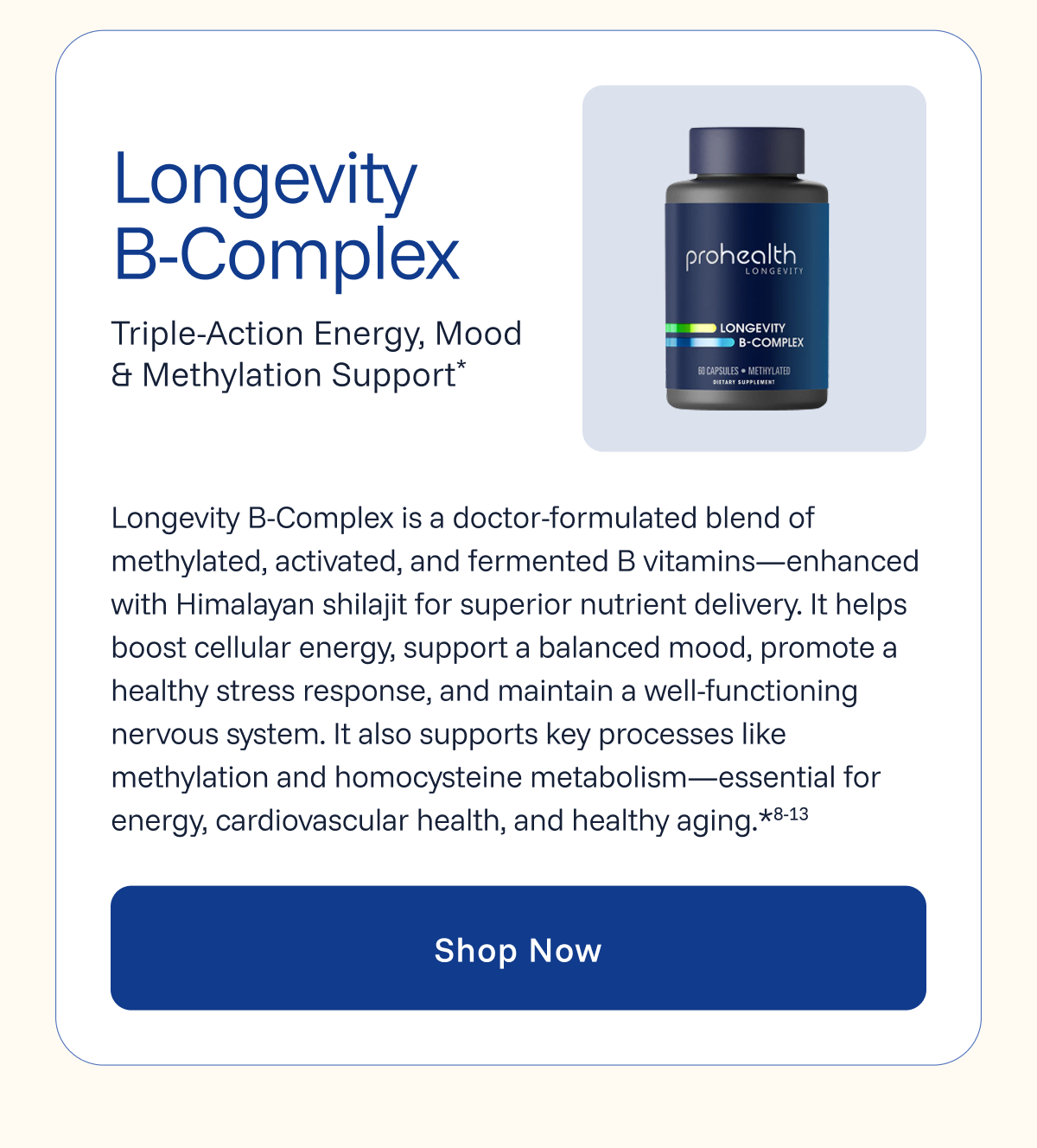 Longevity B complex