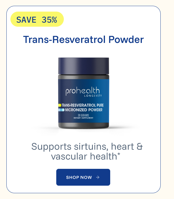 Trans-Resveratrol Pure Micronized Powder 30 grams