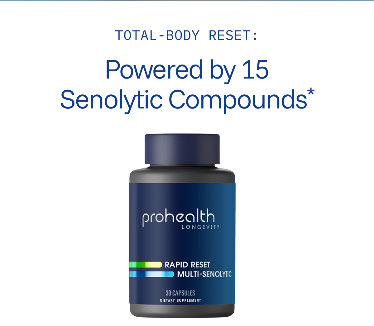 powered by 15 senolytic compound