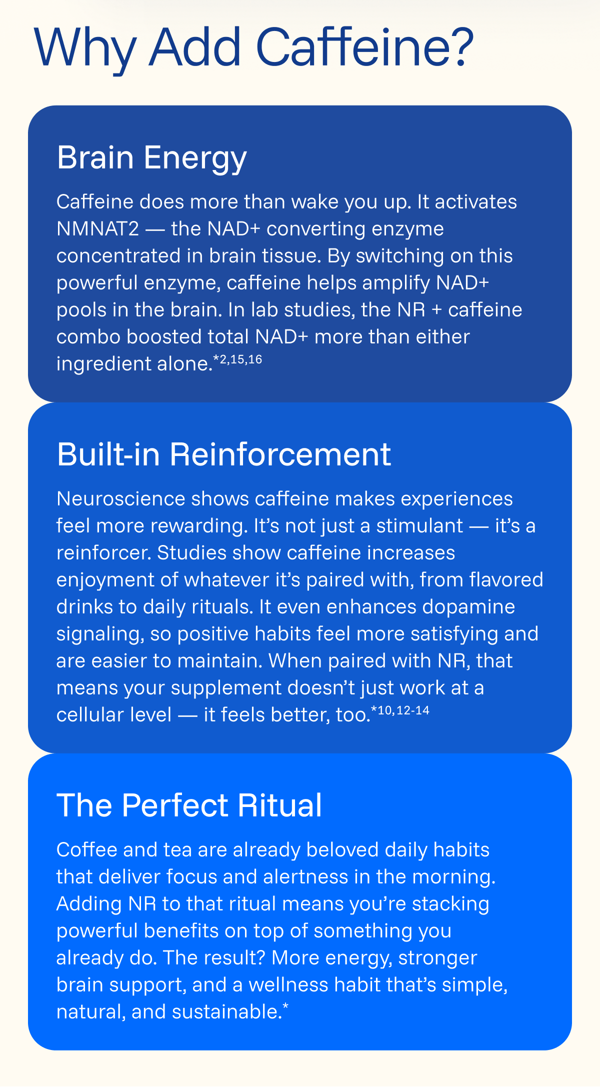 Why add caffeine