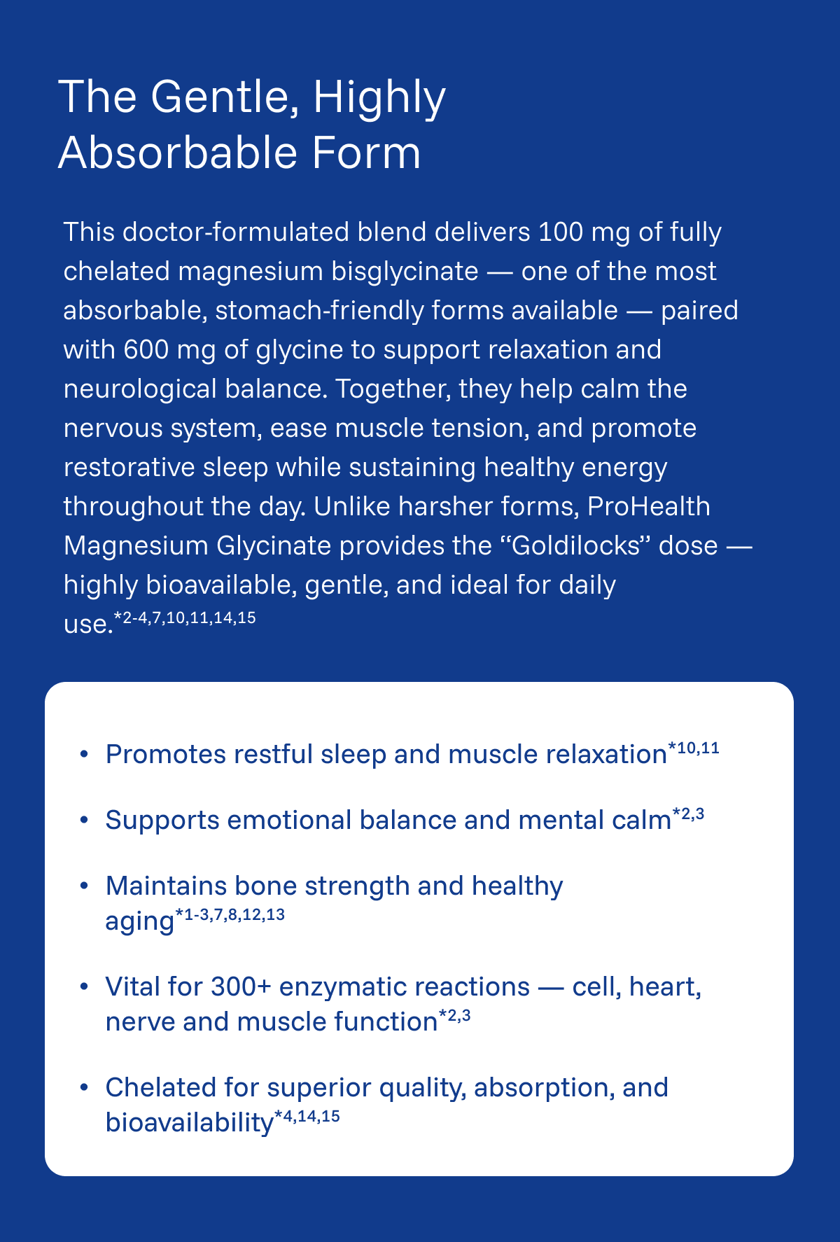 Magnesium Glycinate