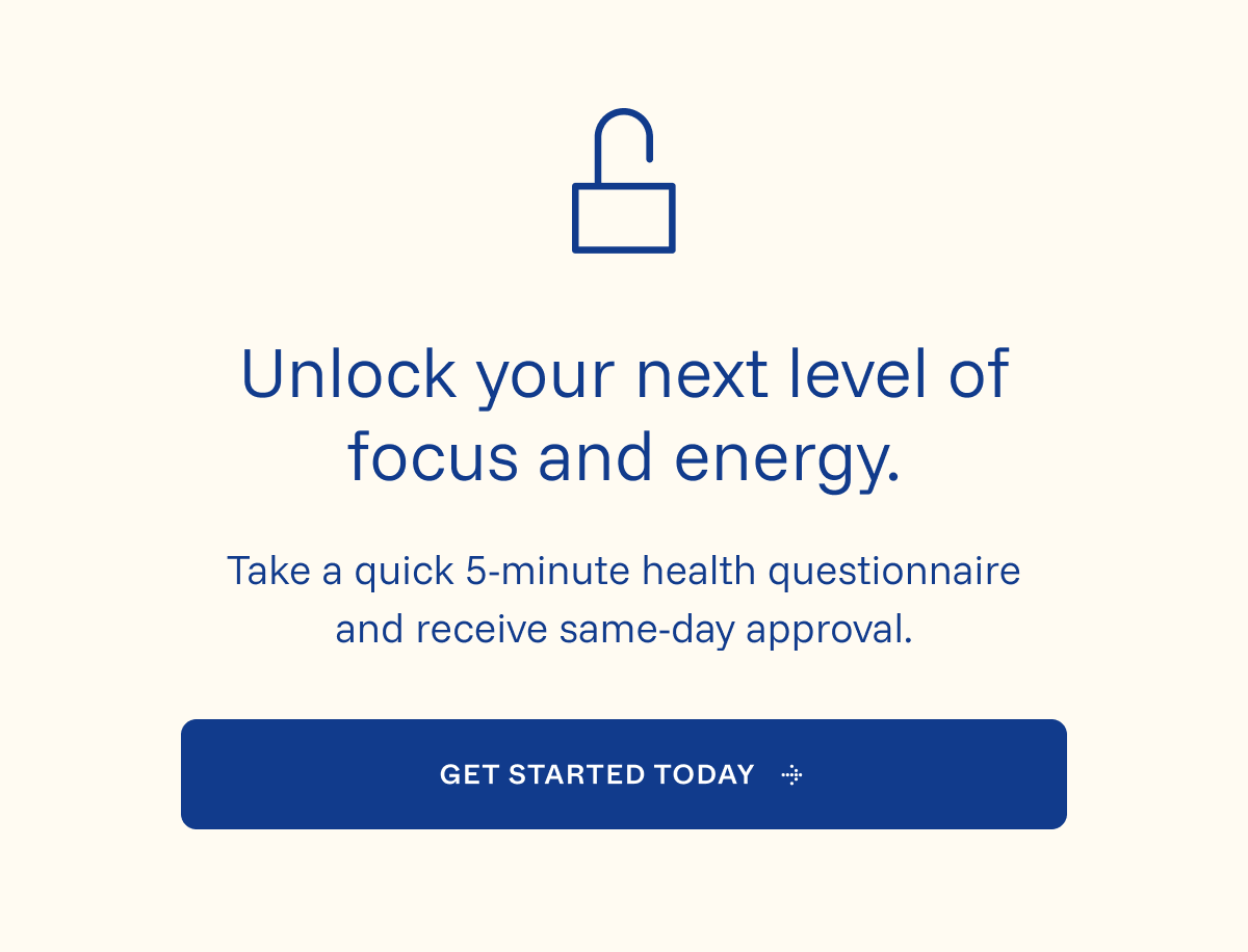 Unlock your next level of focus and energy