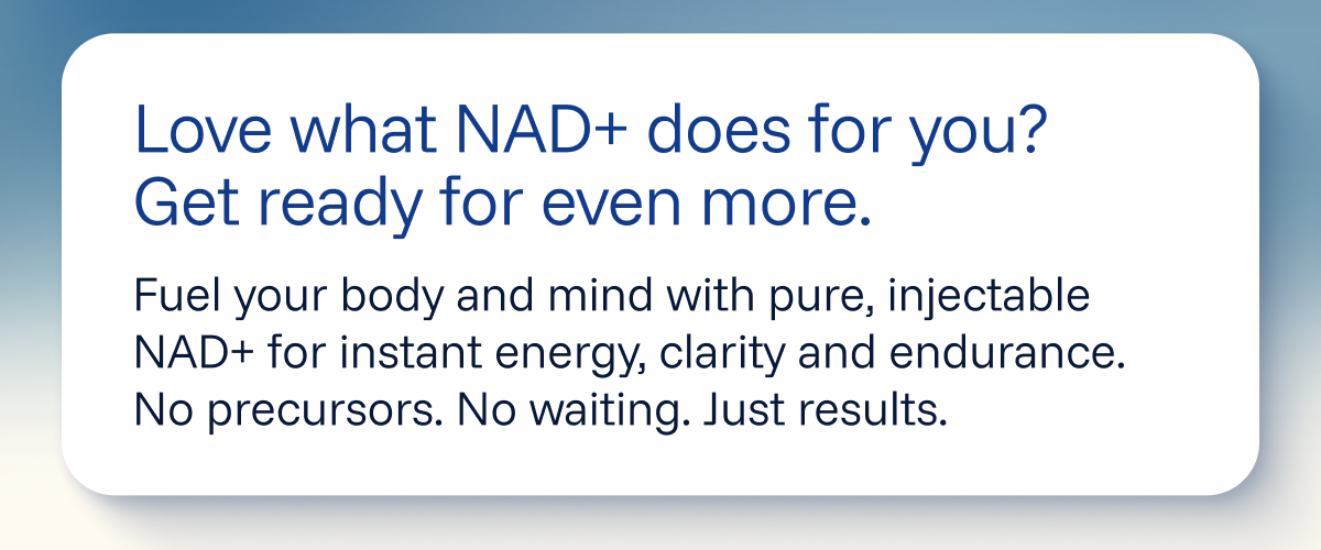 Love what NAD+ does for you