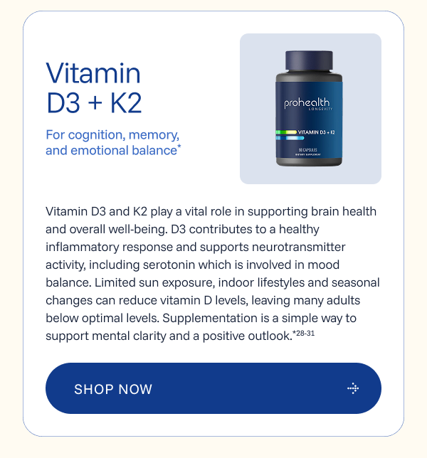 Vitamin D3 + K2 