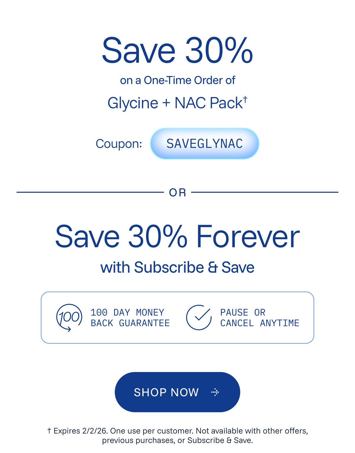 Glycine + NAC