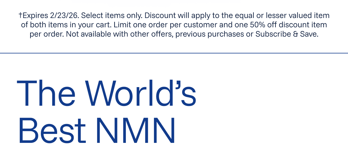 The World's Best NMN