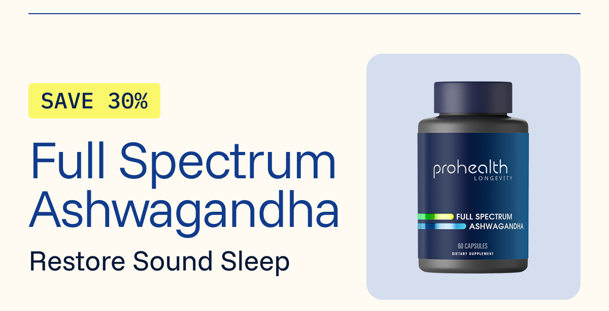 {PH634} Full Spectrum Ashwagandha — Restore Sound Sleep - Save 30%†