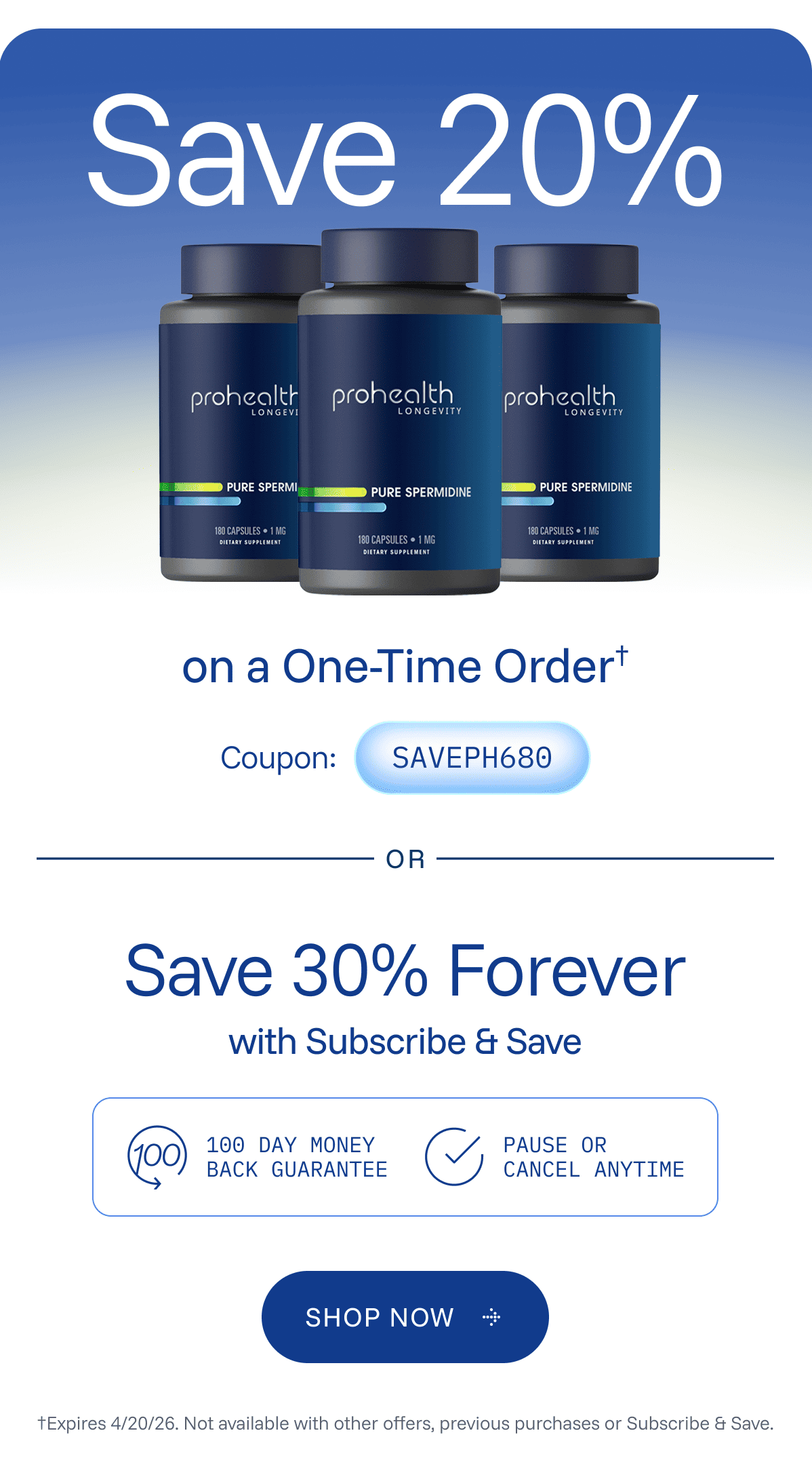 Save 20%